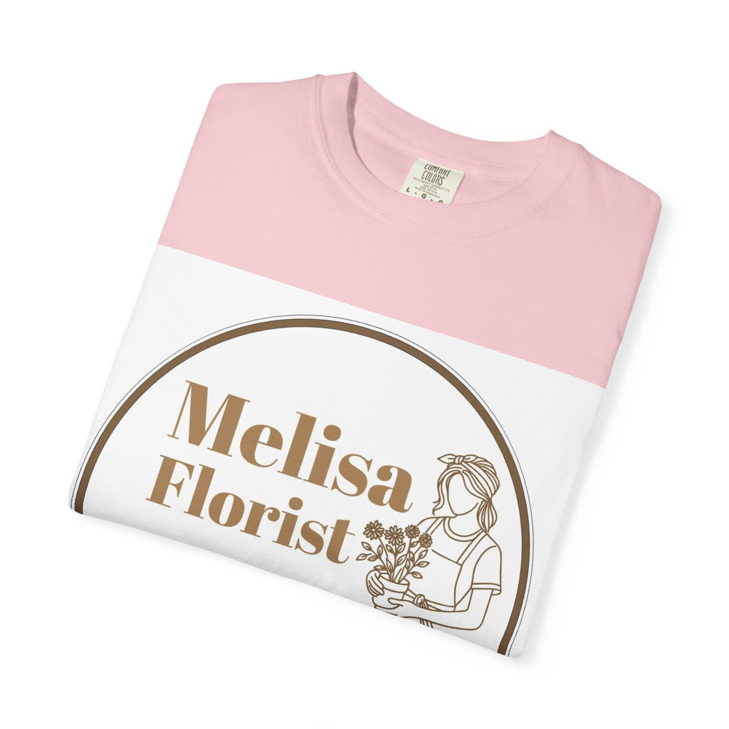 Florist Logo T-Shirt — Melisa Florist Çiçek & Çikolata Promotional Tee