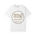 Florist Logo T-Shirt — Melisa Florist Çiçek & Çikolata Promotional Tee
