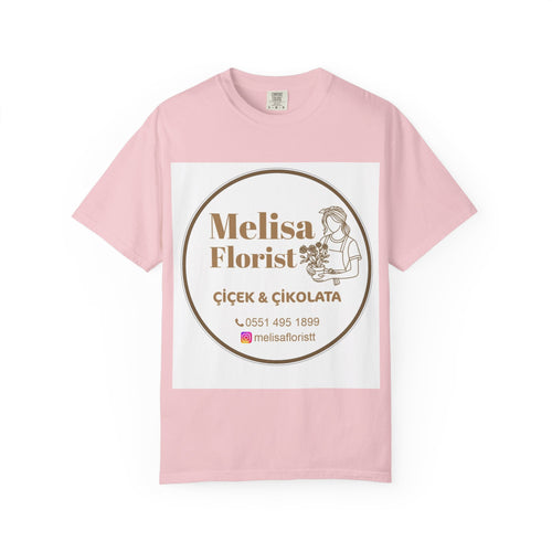 Florist Logo T-Shirt — Melisa Florist Çiçek & Çikolata Promotional Tee